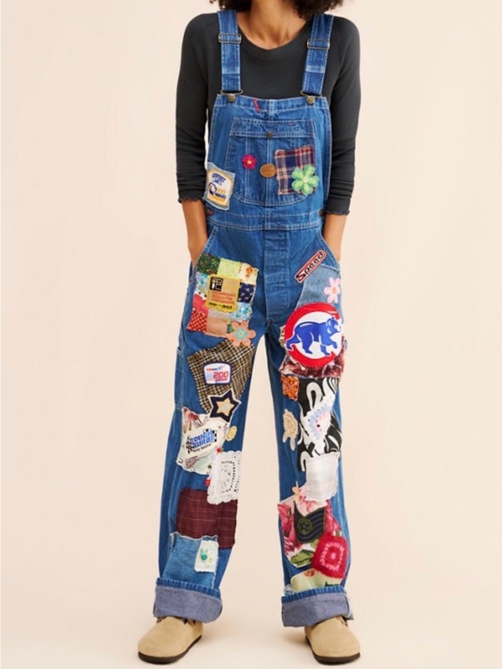 RILEY 1880 Vintage Eclectic Overalls